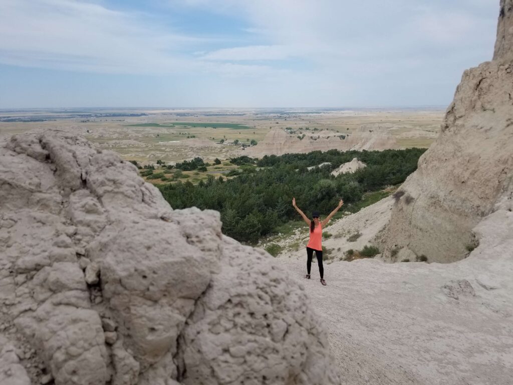 Hiking in Badlands National Park